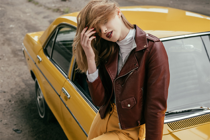 кожаные куртки