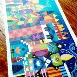 Текстиль для сольвентной печати