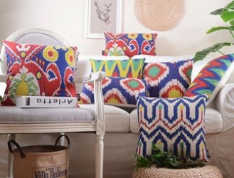 Декоративные подушки из ткани Габардин от компании FABREEX